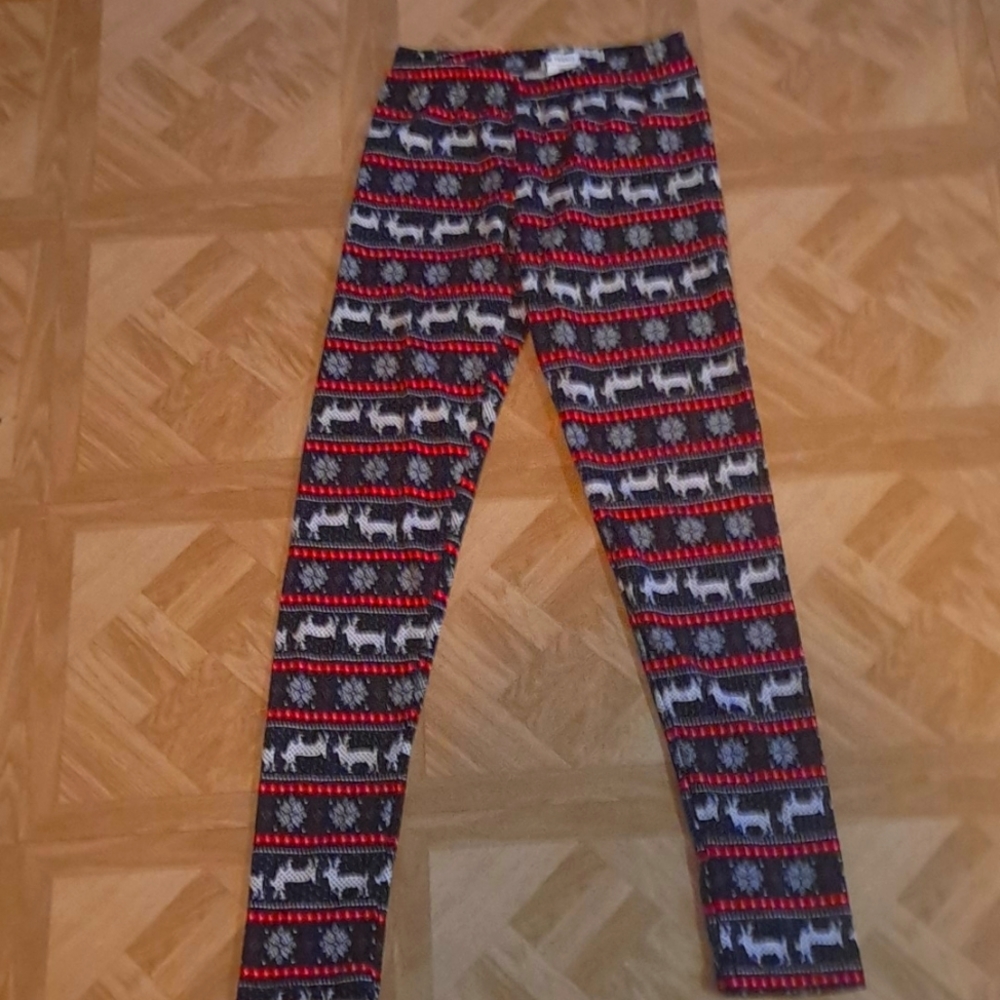 *Like new*Cute Christmas Reindeer Leggings